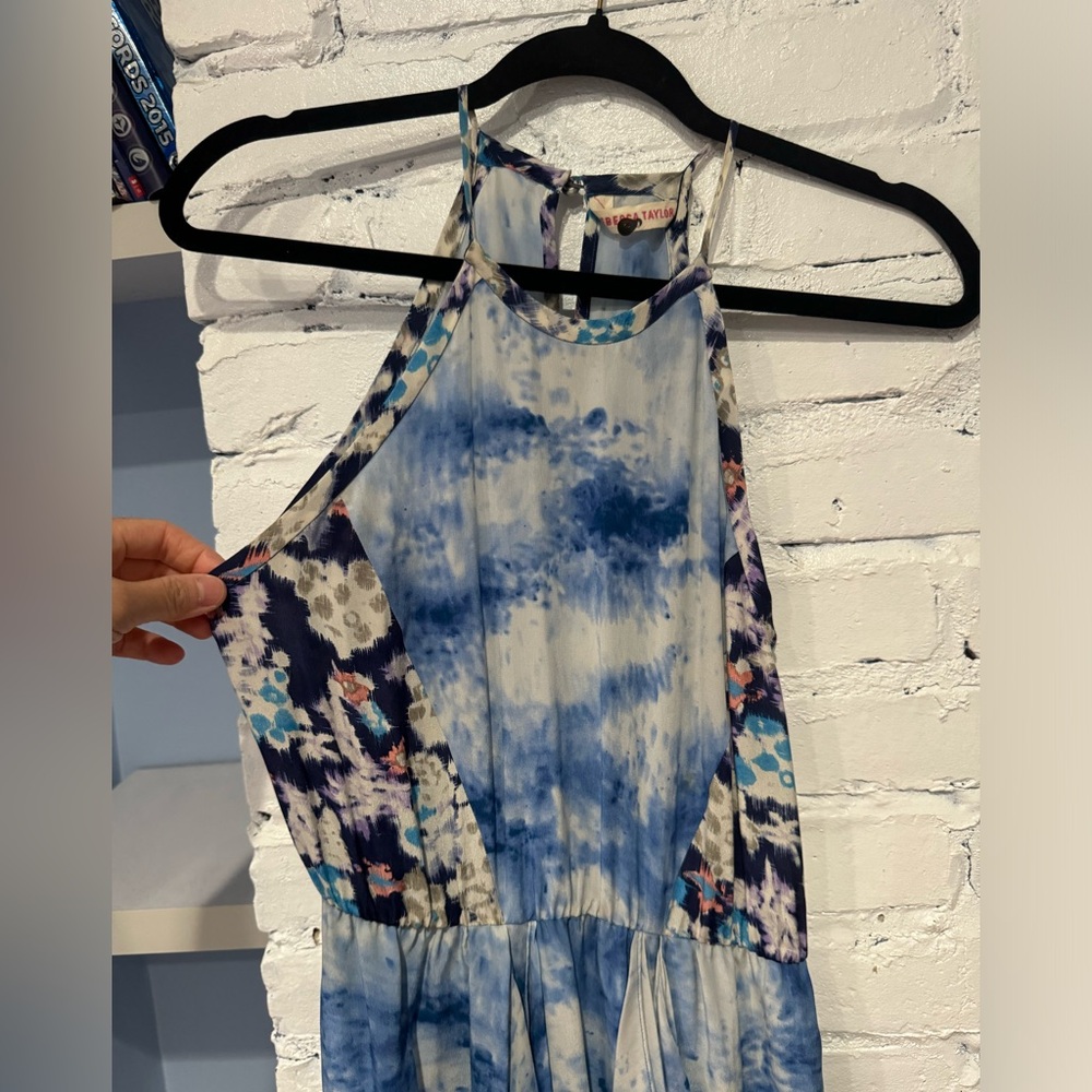 Rebecca Taylor Blue and White Maxi Dress - Picture 2 of 7